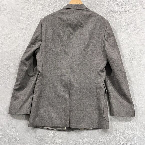 English Manor Blazer Jacket Wool 42R Sport Coat 2 Buttons Suit VTG - Picture 2 of 16